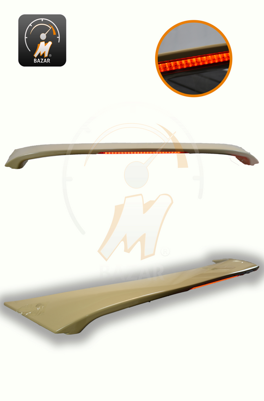 Toyota Corolla 2014 yellow spoiler