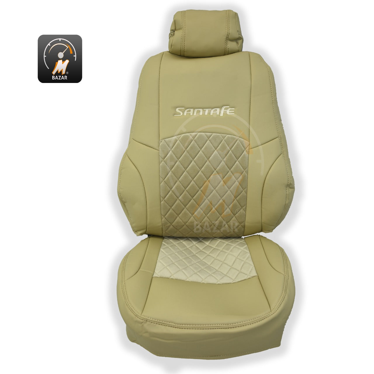 تغليف كشن هيونداي سنتافی 2010 جلد و قماش