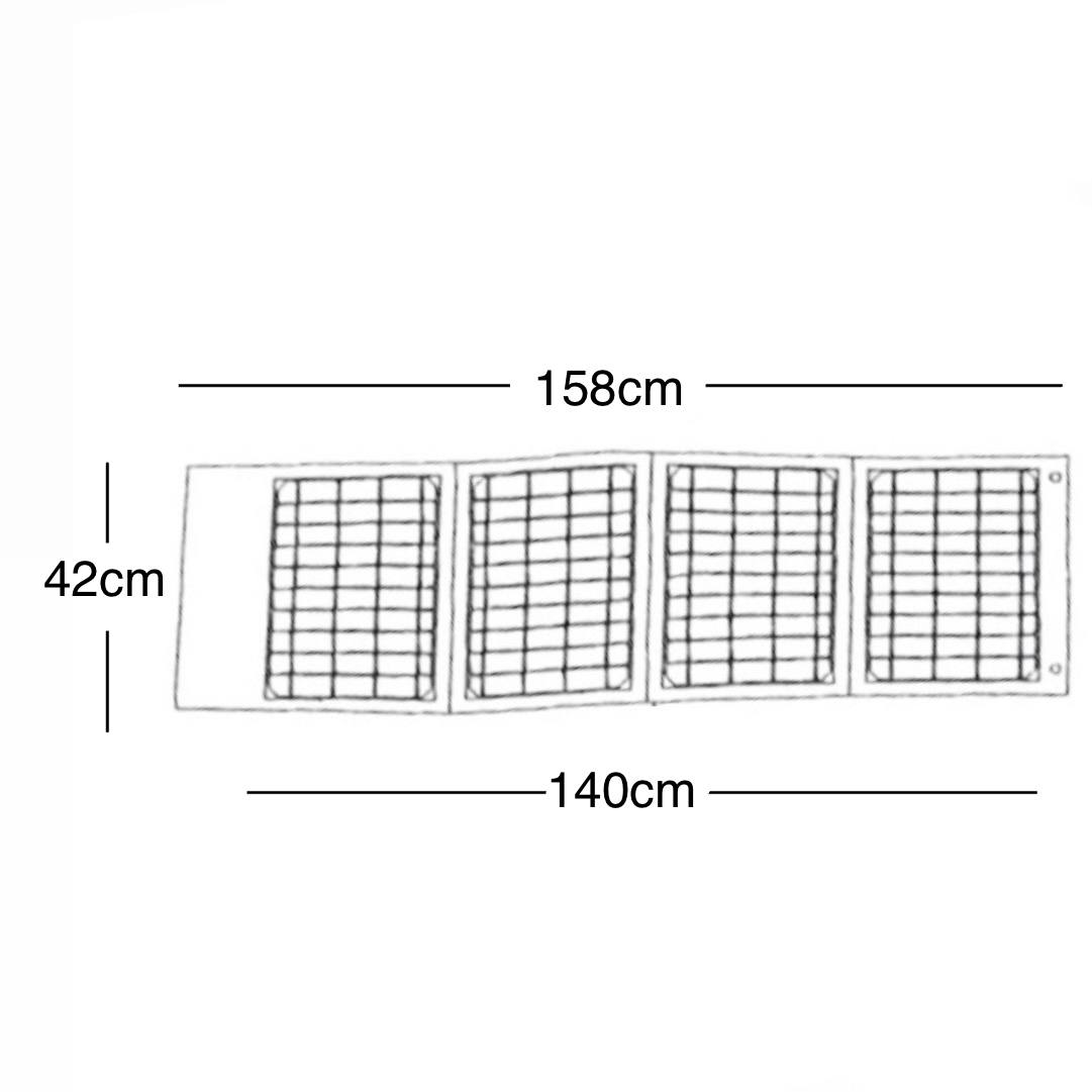 100W Folding Solar Charger Panels