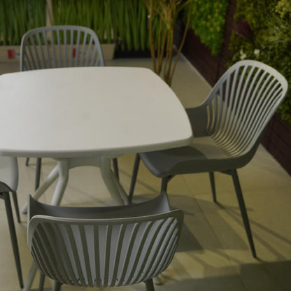 Daniela Chair & Durable Square Table Outdoor Furniture Set