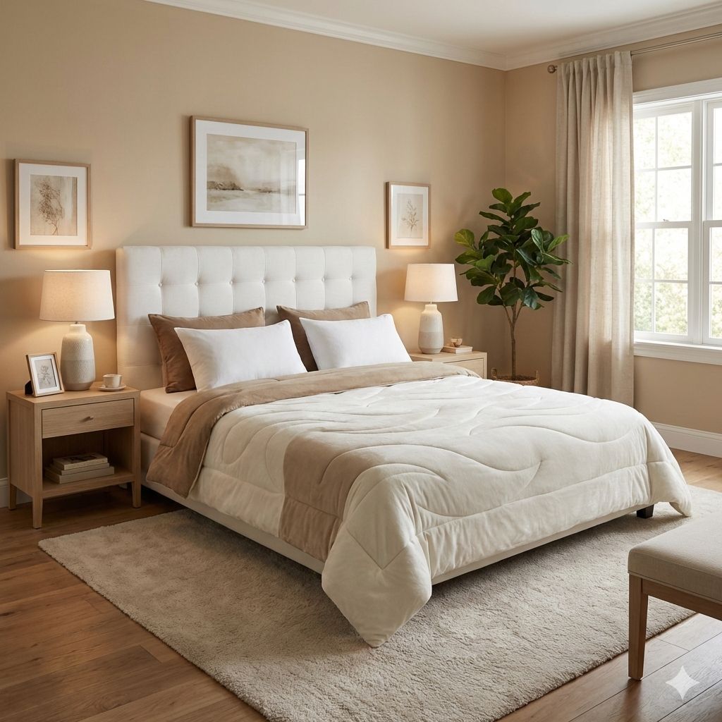 سێتی جێگەی نوستن دوو تۆنی نایاب – ٦ پارچە