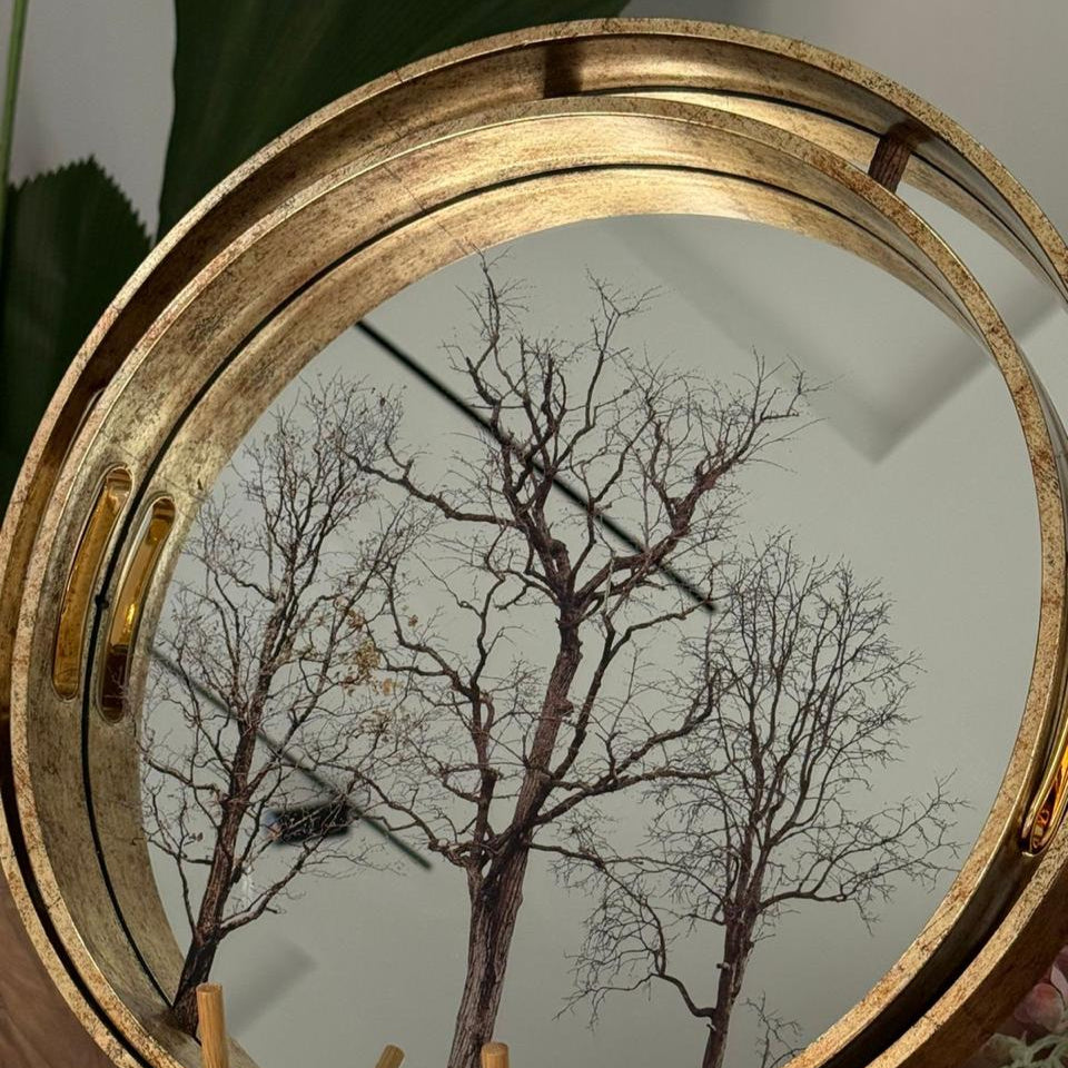 Golden Grove Tray Set