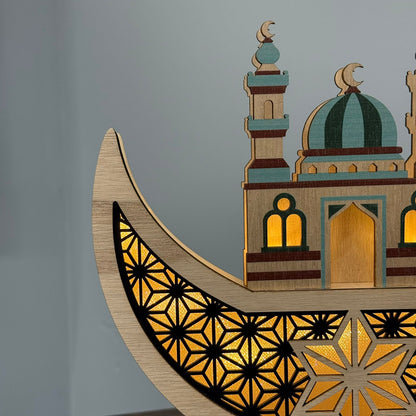 Crescent & Mosque Tabletop Decoration