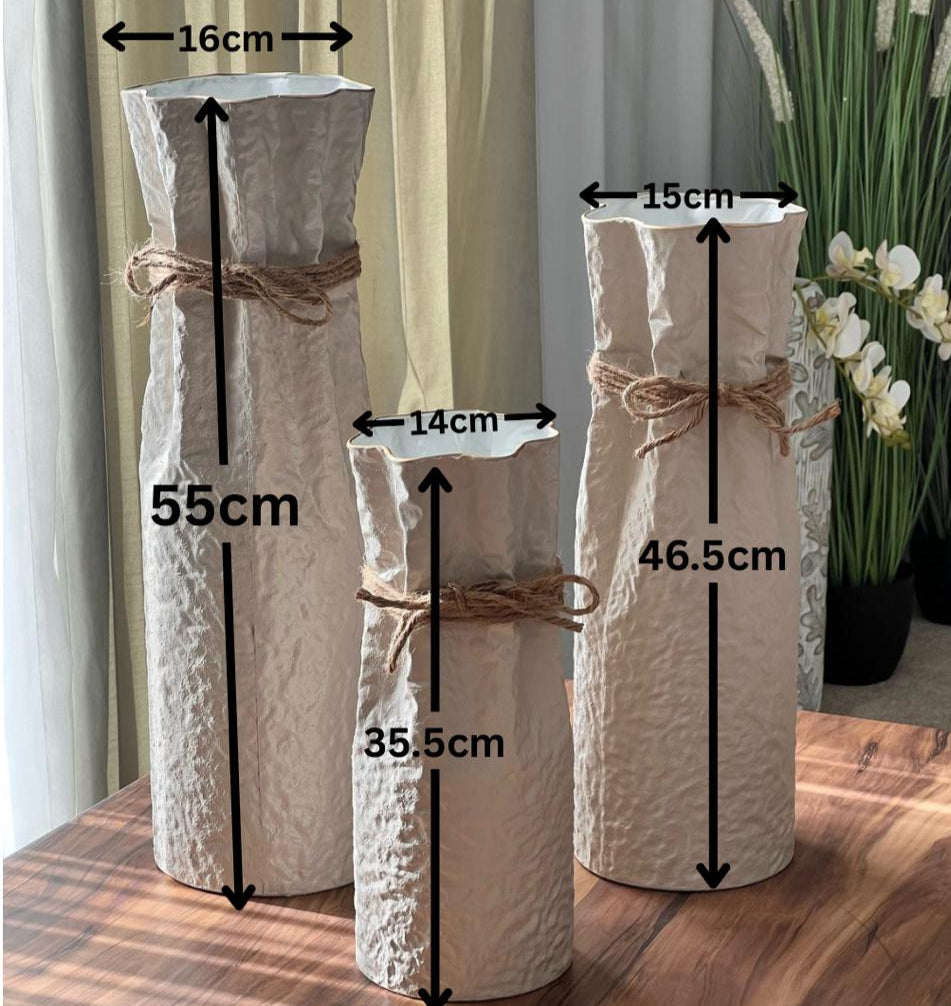 3 Sized Luxury Home Decoration Vase