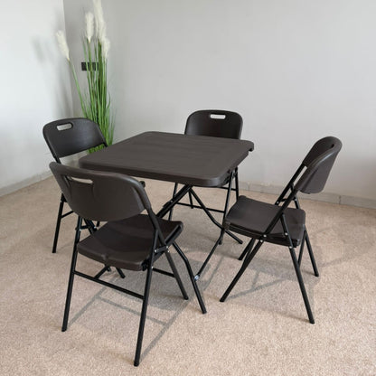 Foldable Outdoor Furniture Set - 5 pieces