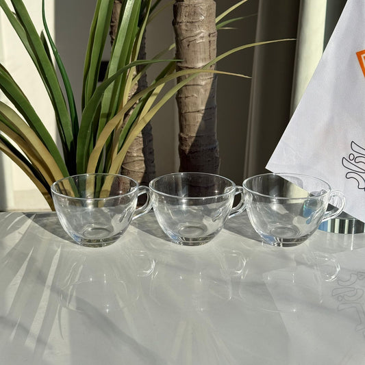 Elegant Glass Tea Cups
