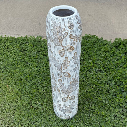 Hand Pained Decorative Ceramic Tall Vase