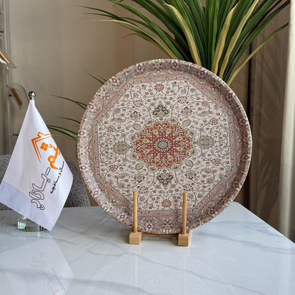 صينية تقديم دائرية بنمط ملكي