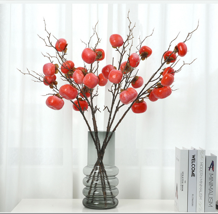 Fruit Flat Persimmon Branch - False Fruit