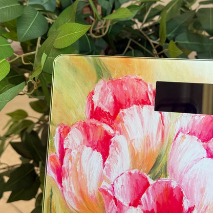 Elegant Multi-Color Glass Digital Scale