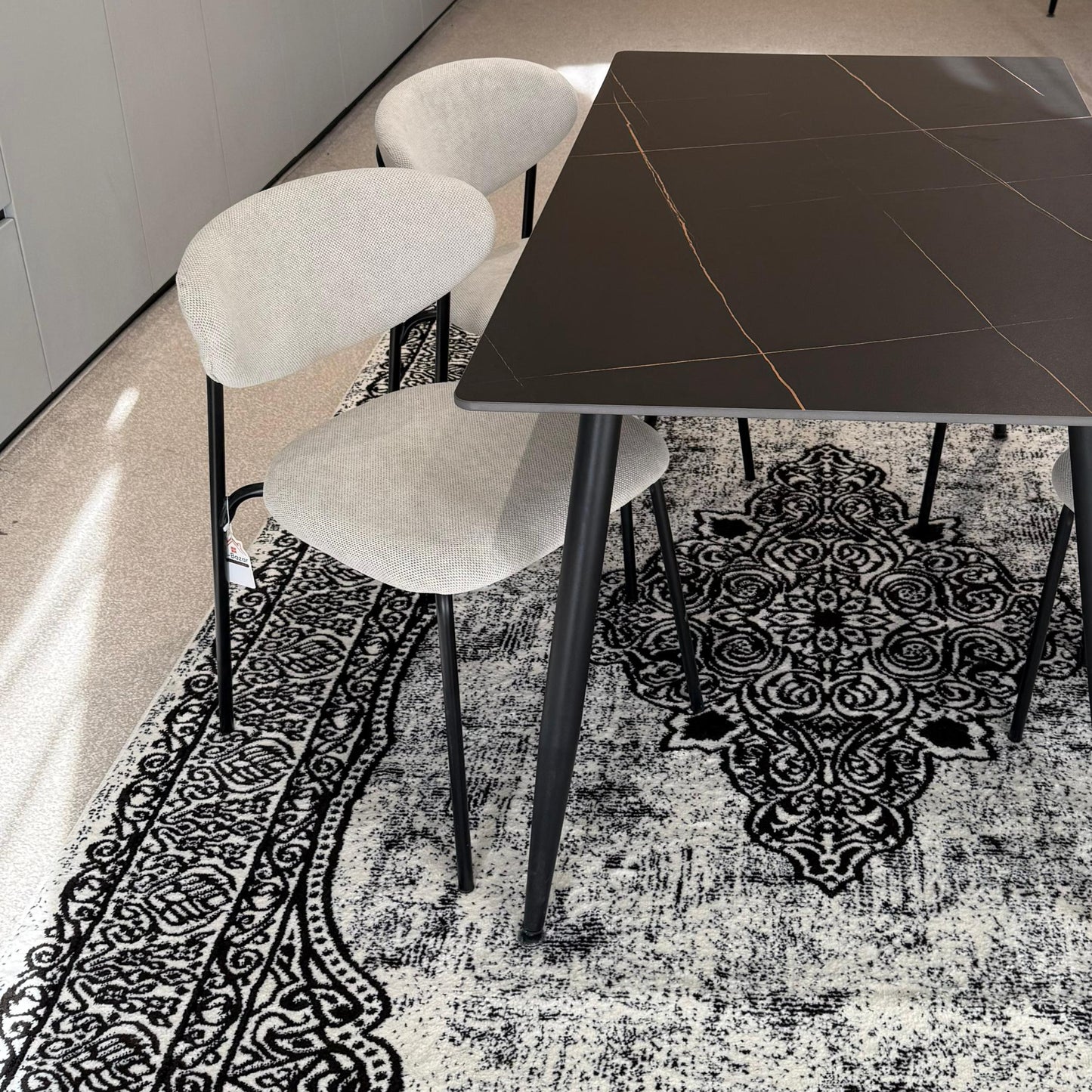 Dany Table and Luca Chairs Dining Set