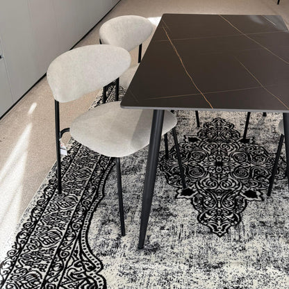 Dany Table and Luca Chairs Dining Set