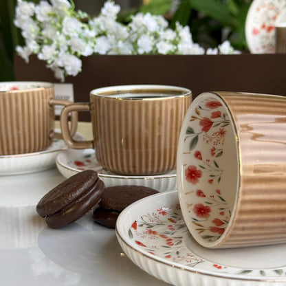 Elegance Design Coffee Cup & Saucer Set