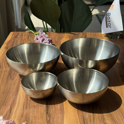 تاسەى شيكى فرە مەبەستیی ستیلی زیوى 