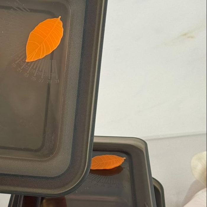 کۆمەڵێک دەفری هەڵگرتنی خۆراکی پۆڵا بە 3 قەبارە لەگەڵ سەرەکانی- لاکێشەیی 