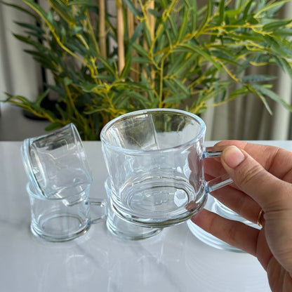 Modern Minimal Tea Cup & Saucer Set