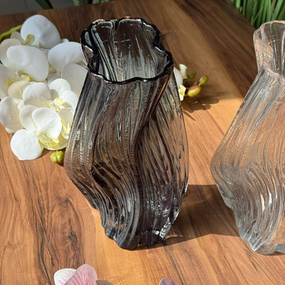 Ripple Flow Glass Vases