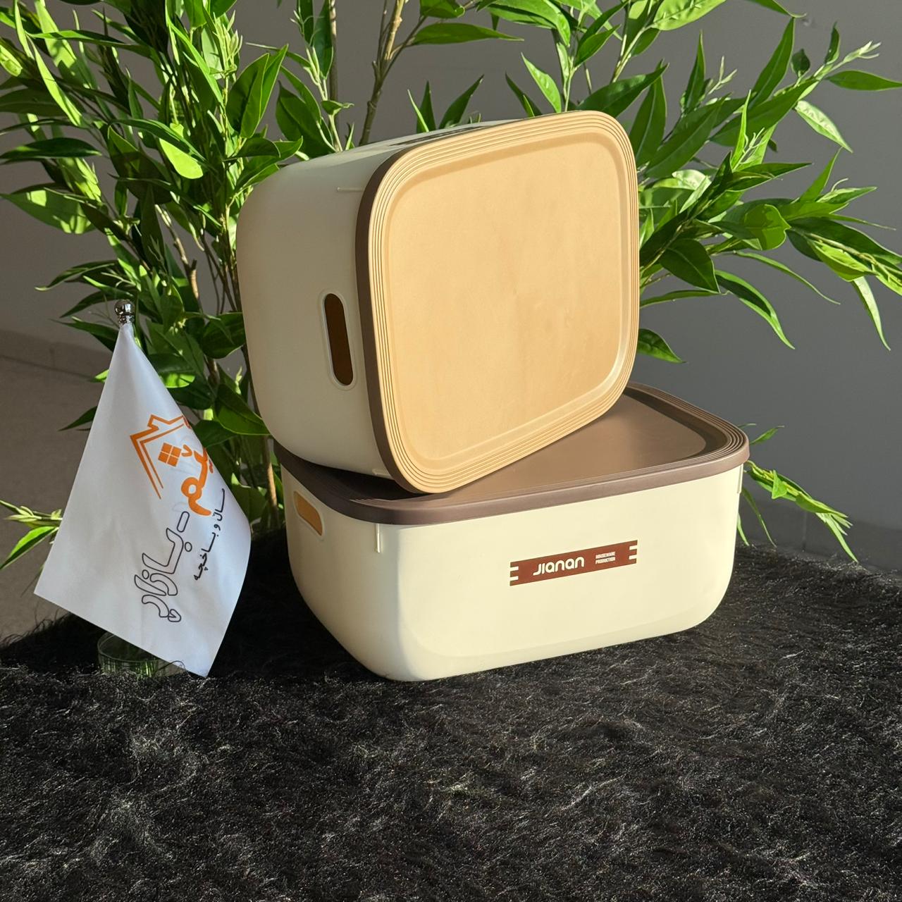 2-Sized Multi-Purpose Storage Boxes With Lid