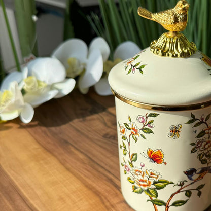 Botanic Garden Bird-Top Jar