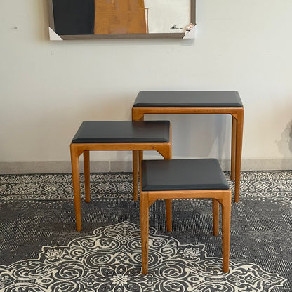 Luca - Modern Durable Table Set - Beige & Grey