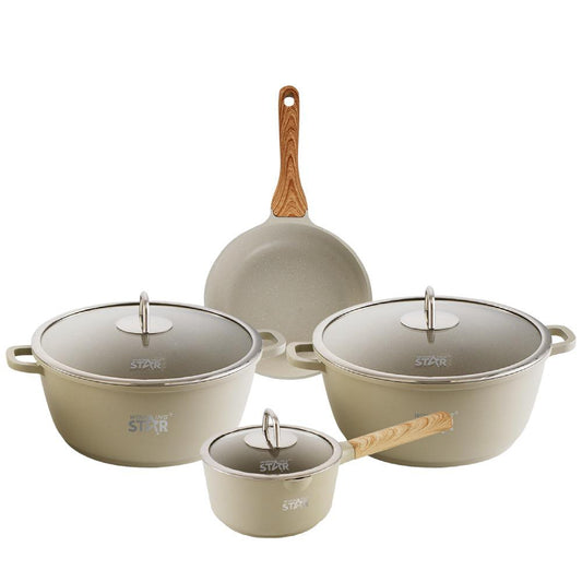 4PCS Die-Cast Aluminum Non-Stick Cookware Set