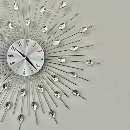 کاتژمێری هەڵواسینی دیزاینی ئەڵماسی دیوار