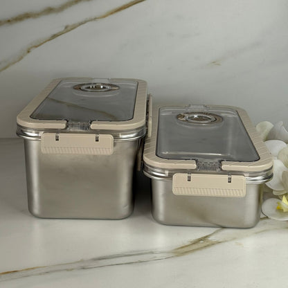 دەفری خواردن هەڵگرتن بە قاپی قفڵ‌دار