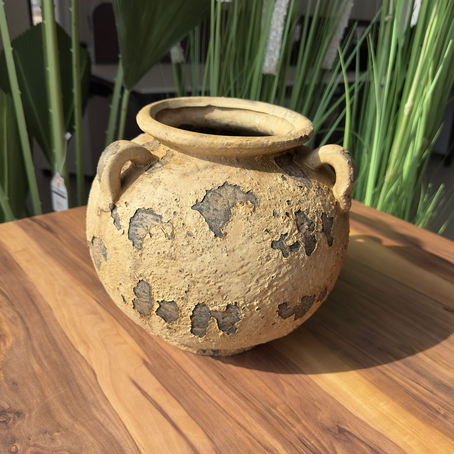 Rustic Terra Duo-Aged Pottery Vases