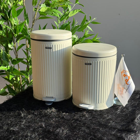 Dual-Action Pedal & Press Waste Bin – 2 Sizes