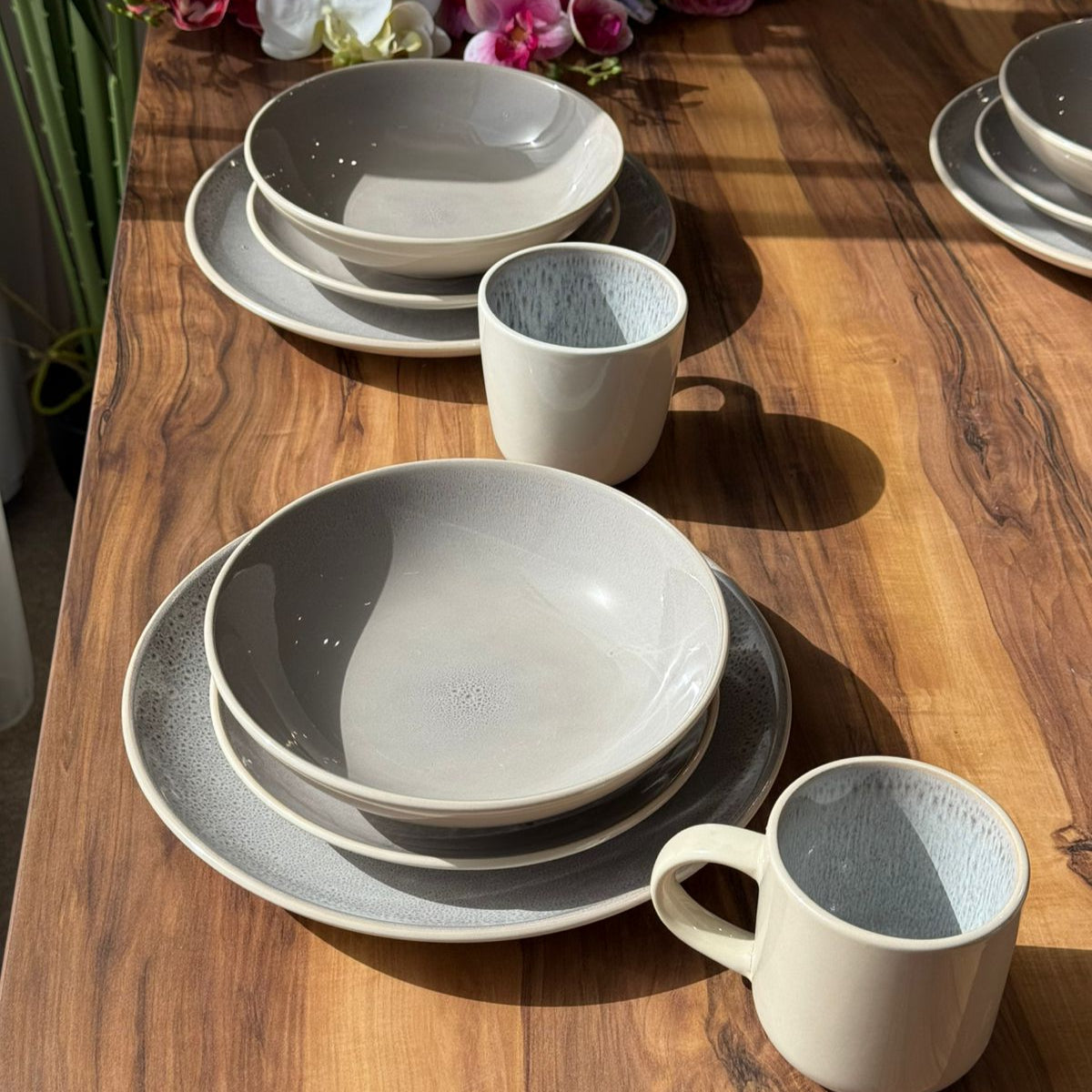 Elysian Dune -16- PCS Stoneware Dinnerware Set