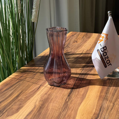 Roselle Curved Glass Vases