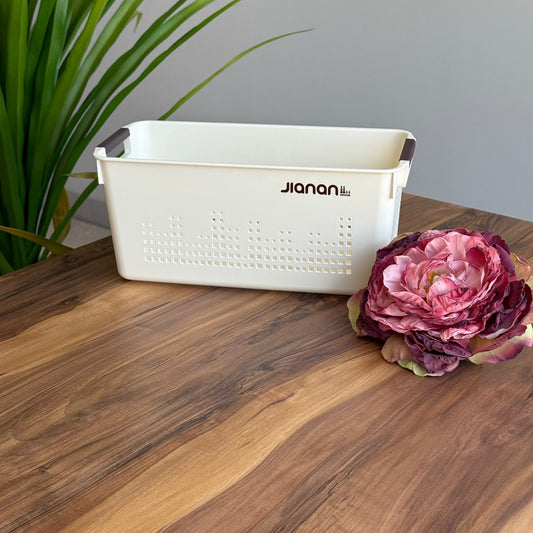 2-Sized Durable Multi-Purpose Storage Baskets