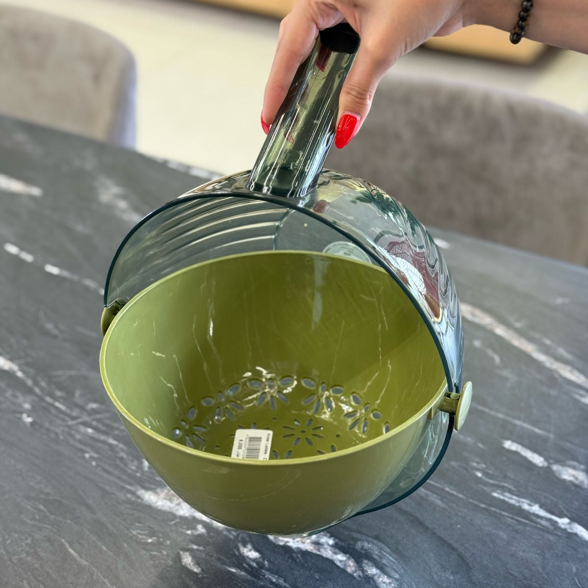 Drying Cleaning Vegetable Colander Bowl