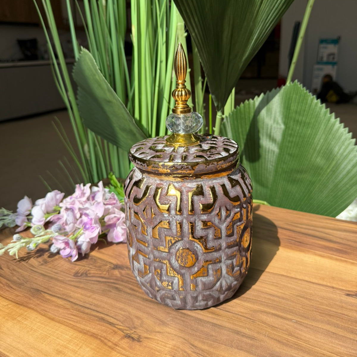 Golden Mosaic Accent Jar Collection