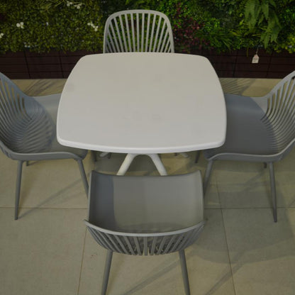 Daniela Chair & Durable Square Table Outdoor Furniture Set