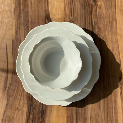 18PCS Modern Wavy Edge Dining Tableware Set