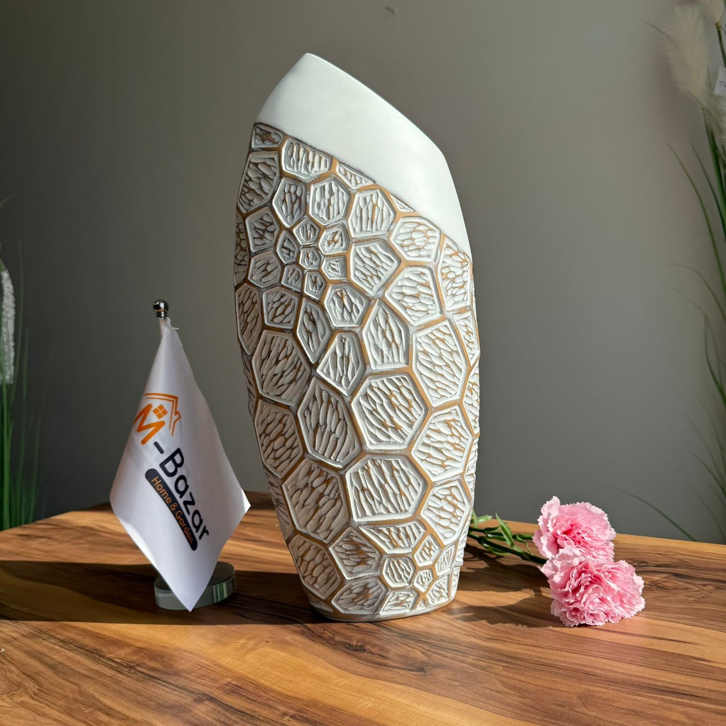 Vintage Luxe Ceramic Vase