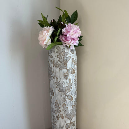 Hand Pained Decorative Ceramic Tall Vase