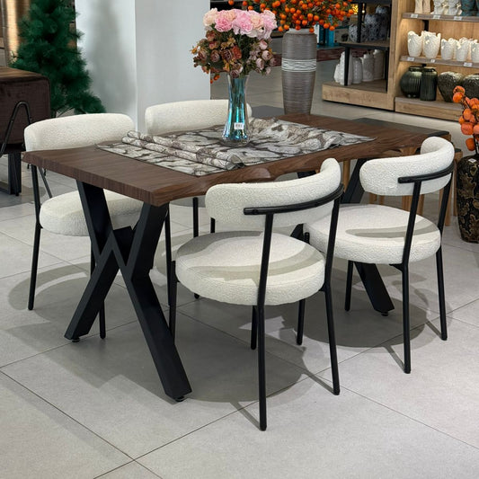 Konel Table & Tina Chairs Indoor Set