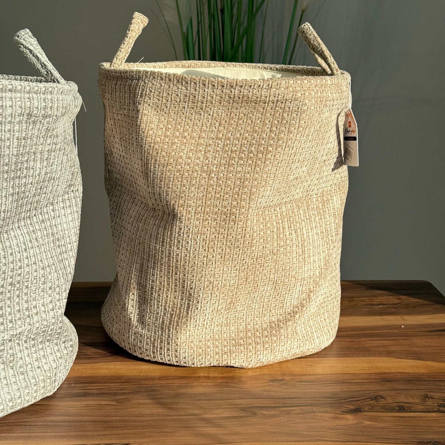 Textured Fabric Storage Baskets