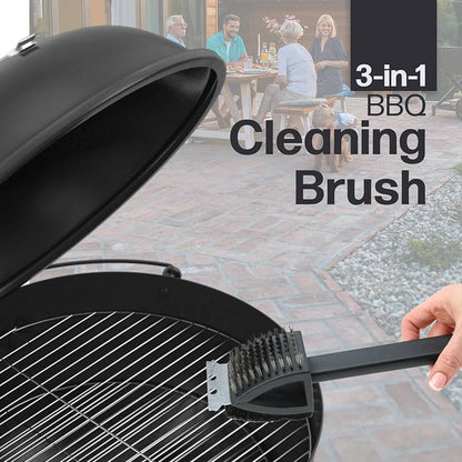 3in1 Multi-Purpose BBQ Grill Cleaning Brush