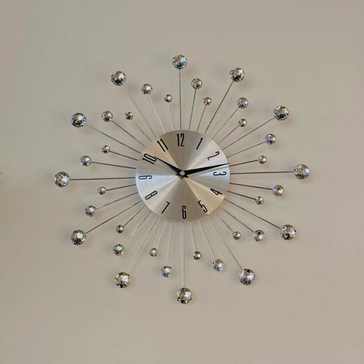 Wall Diamond Design Hanging Clock