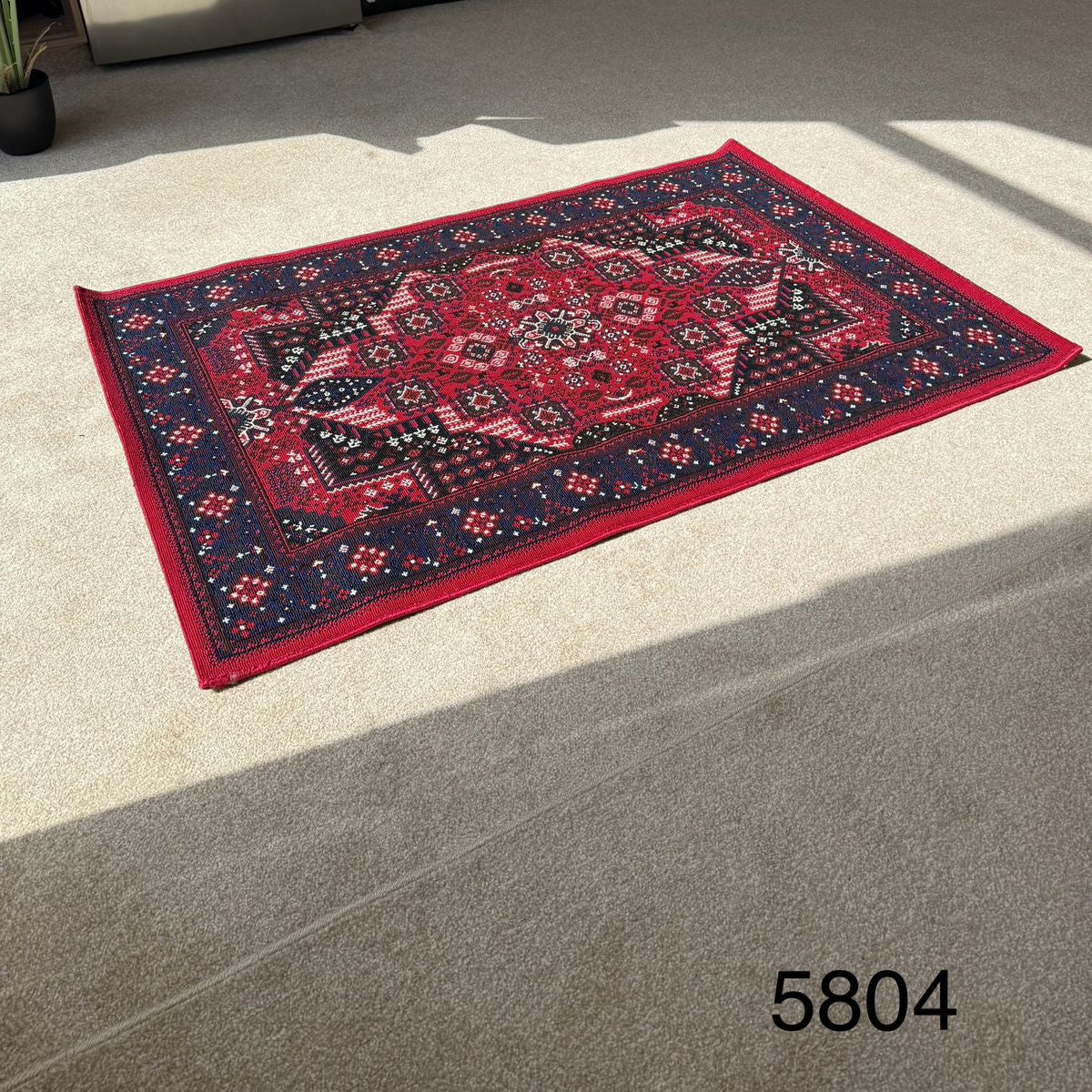 سجاد داخلي متعدد الألوان مقاس 1 × 1.5 م