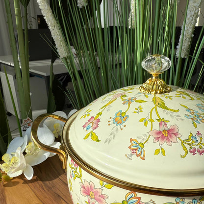 Vintage Bloom Enamel Cookware