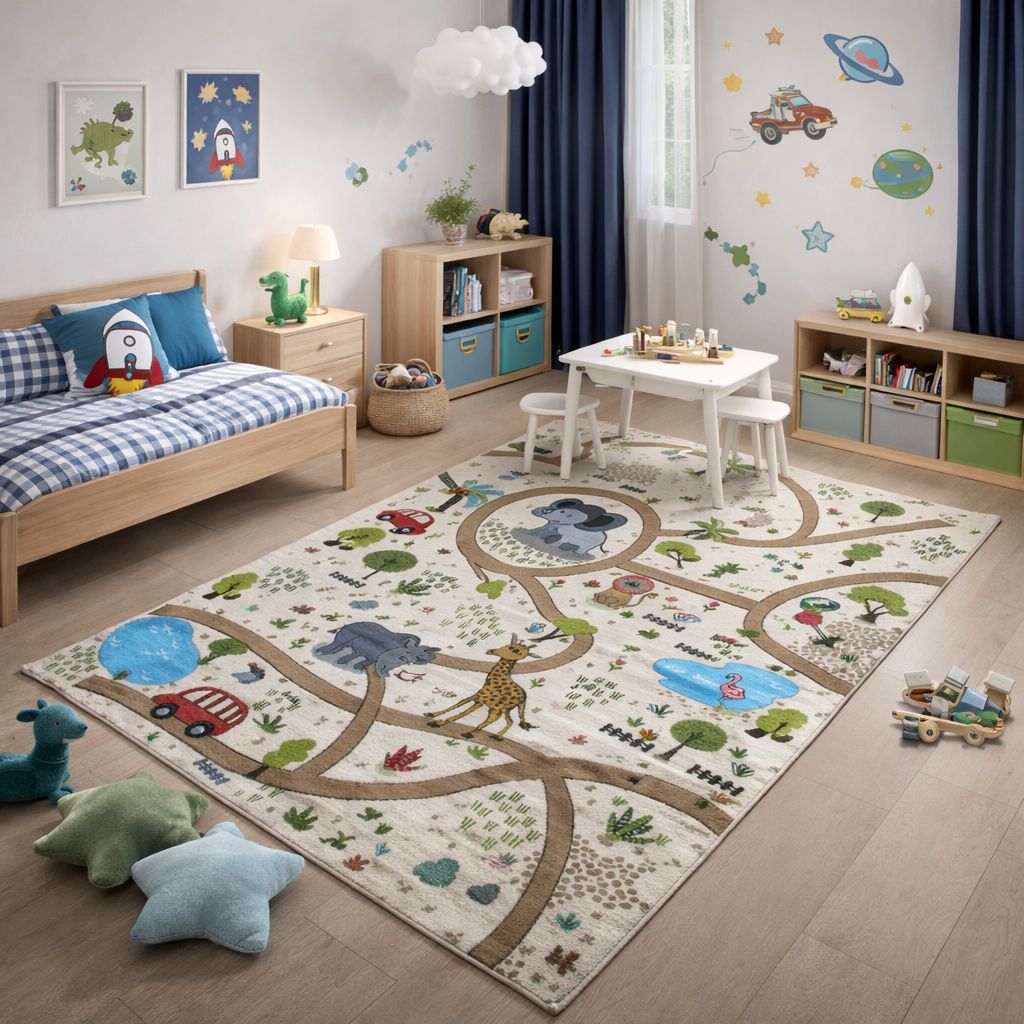 2x3m Cap & Loop Collection Modern Carpets