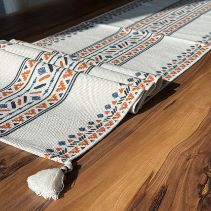 ٣٥ × ١٨٠سم ڕایەخی سەر مێزی دیکۆراتی شاهانە