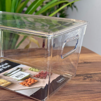 صناديق تخزين أكريليك شفافة مع غطاء