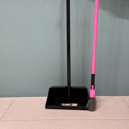 Rotating Broom & Long-Handle Dustpan Set