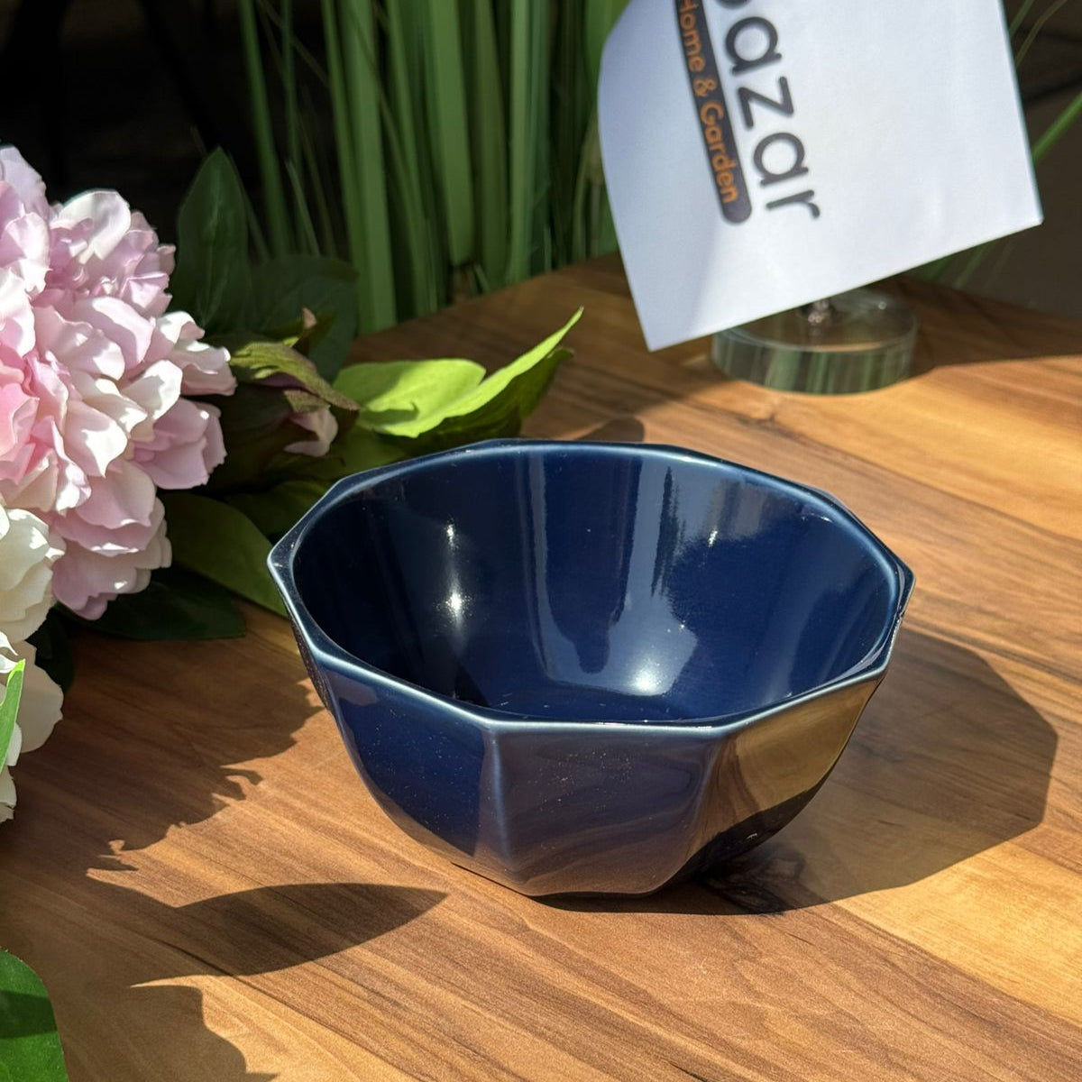 24-Peices Modern Stoneware Dining Set Textured Rim Design