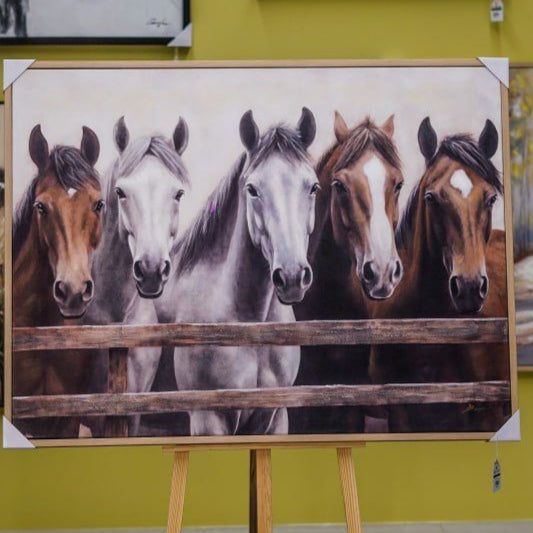 120x90 Hand Painted Gorgeous Arts with Frame